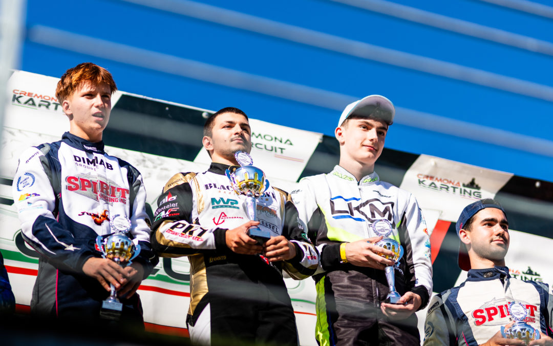 Premier podium de la saison